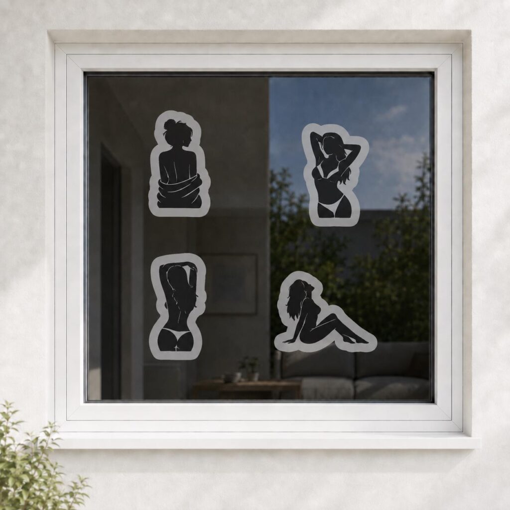 Damen-Silhouetten – Vogelretter-Set mit 11 Motiven